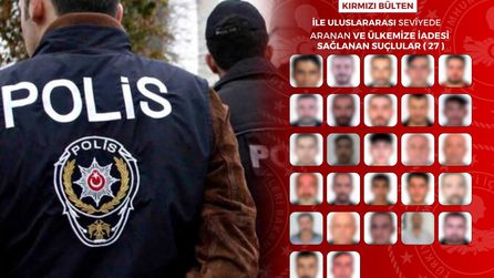 Uluslararası aranan 65 kişi Türkiye'ye teslim edildi