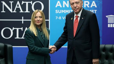 Erdoğan, Meloni ile NATO Zirvesi'nde İtalya ile İşbirliğini Görüştü