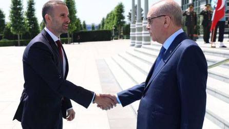 Cumhurbaşkanı Erdoğan, Karadağ Başbakanı Spajic ile görüştü