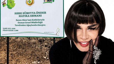 Sezen Aksu, Sırrı Süreyya Önder ve Özkan Uğur için 10 bin fidan bağışladı