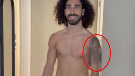 Marc Cucurella, sözünü tutarak Luis de la Fuente dövmesi yaptırdı