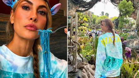 Çağla Şıkel İngiltere'de 'Avatar' temalı eğlence yaşadı