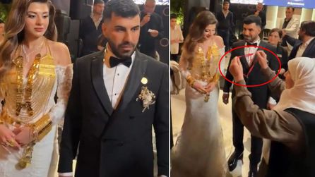 Düğünde kayınvalideden gelinine cip hediye edildi