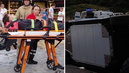 Beykoz'da otomobil kazasında 7 kişi yaralandı