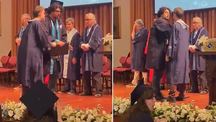 Boğaziçi Üniversitesi mezuniyet töreninde protesto yaşandı