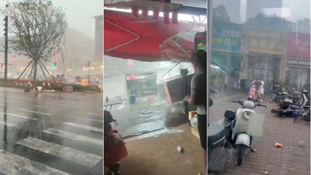Noul Tayfunu Guangdong’da karaya çıktı, 715 bin kişi tahliye edildi