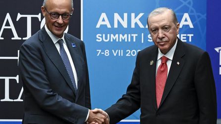 Erdoğan, Almanya Şansölyesi Merz ile NATO ve AB konularını görüştü