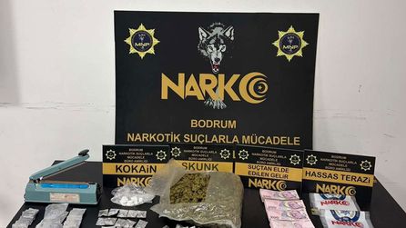 Bodrum'da uyuşturucu operasyonu gerçekleştirildi