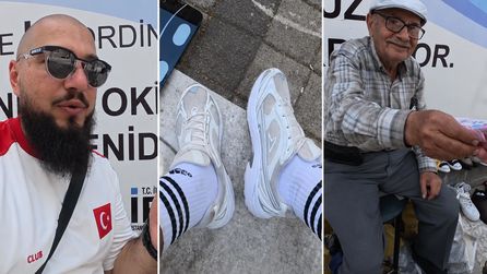 Davud Akhundzada'dan 81 yaşındaki ayakkabı boyacısına yardım