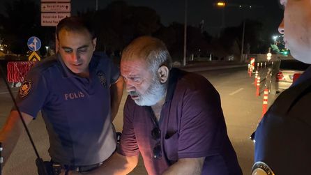 Kayseri'de alkollü sürücü, polisten kaçarken yakalandı