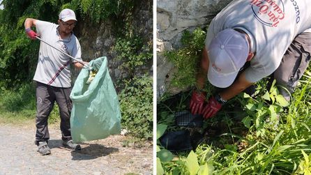 Düzce'de temizlik işçisi çanta buldu, içindekiler dikkat çekti