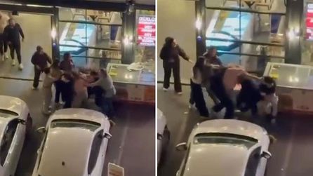 Beylikdüzü'nde Dört Kadın Cadde Ortasında Kavga Etti