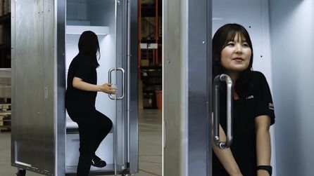 Japonya'da kişisel soğutma kabini aşırı sıcaklara çözüm sunuyor