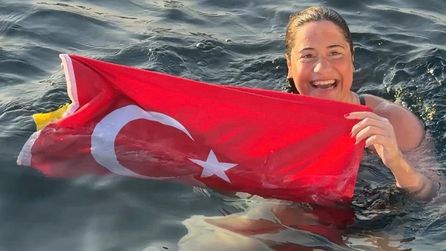 Aysu Türkoğlu, Tsugaru Kanalı'nı geçerek tarihe geçti