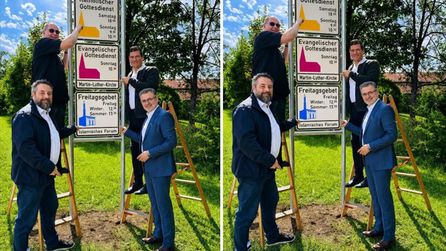 Penzberg'deki Cuma Namazı Tabelası Tahrip Edildi