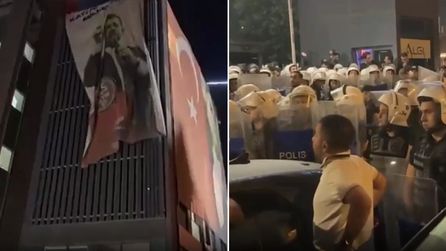 CHP İstanbul İl Başkanlığı'nda gerginlik ve polis müdahalesi
