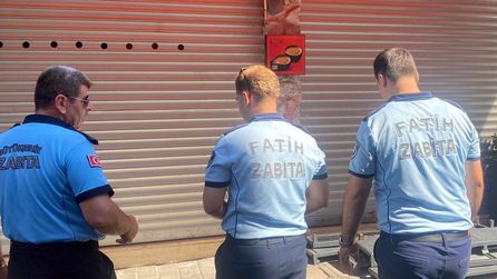 İstanbul'da mühürlü dükkanda kötü koku, ekipler müdahale etti