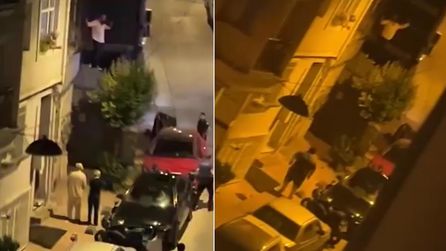 Eski sevgilisi evine tırmandı, tehdit ve hakarette bulundu