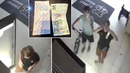 Düzce'de İki Çocuk Su Ücretini Notla Ödedi