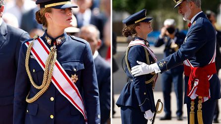 Prenses Leonor askerlik görevini tamamladı