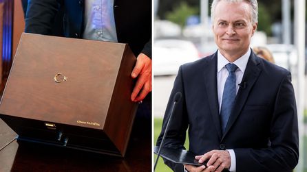 Erdoğan'ın hediye ettiği Magnum revolver Litvanya'da sergilenecek
