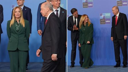 Meloni'nin Erdoğan ile Bakışmaları Gündem Oldu