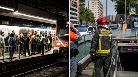 Barcelona metrosunda çıkan yangın: 39 yolcu hastaneye kaldırıldı