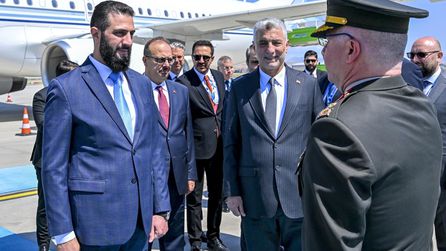 Suriye Cumhurbaşkanı Şara, NATO Zirvesi için Ankara'da