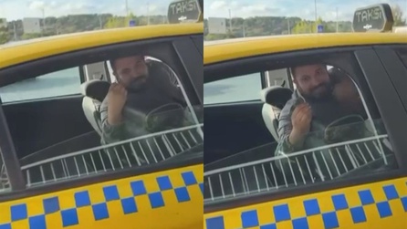 Taksi sürücüsü yolcuları indirdi, yardım tartışması başladı