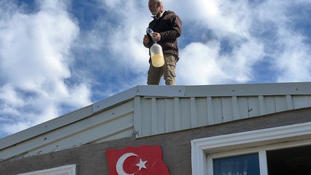 Mudanya'da Yıkım Ekiplerine Direnen Ahmet Kunuk Çatıdan İndi