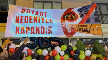 Üsküdar'da McDonald's protestosu 365. gününde devam etti