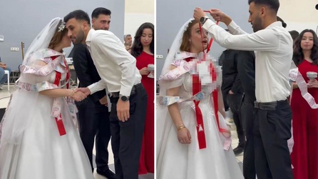 İzmir'deki düğünde gelin, iPhone 18 Pro hediyesiyle şaşırdı