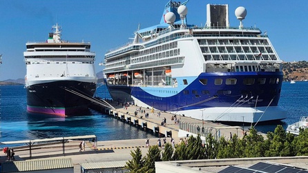 Bodrum Limanı'na İki Kruvaziyer Gemisi İndi, Yabancı Yolcu Sayısı Artış Gösterdi