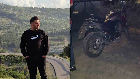 Hatay'da motosiklet kazasında yeni evli çift yaralandı