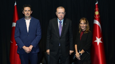 Cumhurbaşkanı Erdoğan, SpaceX yöneticileri ile bir araya geldi