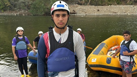 Dalaman'da genç sporcu Emir, raftingde 10 kez Türkiye şampiyonu oldu