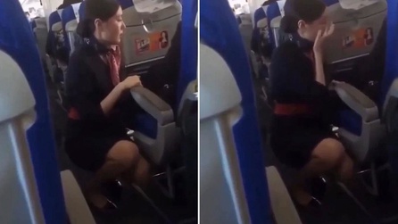 Yolcudan havayolu görevlisine sert tepki, hostes gözyaşlarına boğuldu