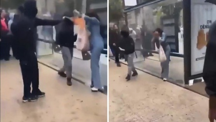 Marsilya'da Protesto Sırasında Kadına Saldırı Gerçekleşti